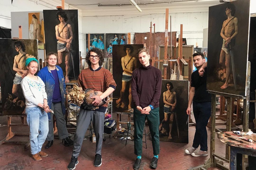 Групповое фото с художниками