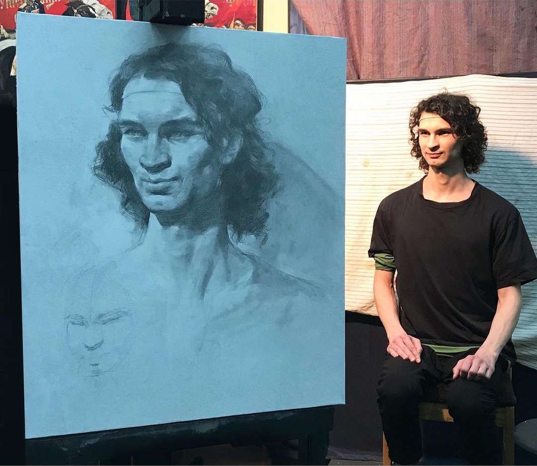 Позирование для художников